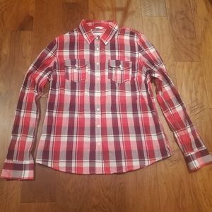 Aeropostale Plaid Button Up